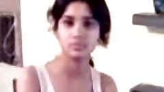 Indian call girl wearing bra after fucking MMS