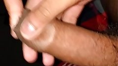 Indian teen masturbating with uncut dick