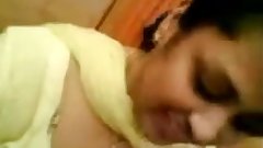 Indian Teacher gives blowjob to her student