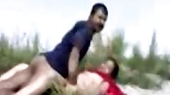 Horny North East Indian couple fucking in the outdoors MMS